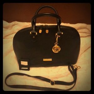 Joy & Iman Black Leather Handbag 👜